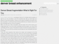 denverbreastenhancement.net