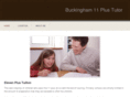 buckingham11plustutor.com