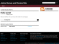 johnsbonusandreviewsite.com