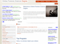 onlineforensicsciencedegrees.com