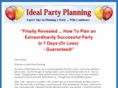 idealpartyplanning.com