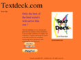 textdeck.com