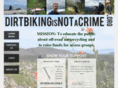 dirtbikingisnotacrime.com