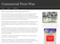 commercialfloorwax.com