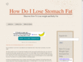 howdoilosestomachfat.com