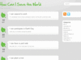 howcanisavetheworld.com