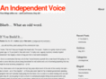 anindependentvoice.com