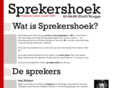 sprekershoek.be