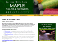 mapletailorandcleaners.com