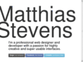 matthiasstevens.com