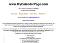 mycalendarpage.com