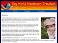 tinyworldmontessoripreschool.com