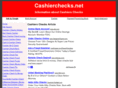 cashierchecks.net