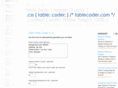 tablecoder.com