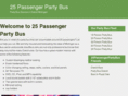 25passengerpartybus.com
