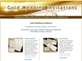goldweddinginvitations.com