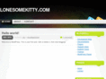 lonesomekitty.com