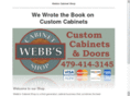 webbscabinetshop.com