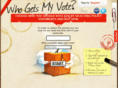 whogetsmyvote.com