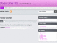 doesshefit.com