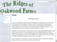 theridgesofoakwoodfarms.com