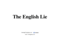 theenglishlie.com