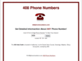 408phonenumbers.com