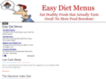 easydietmenus.com