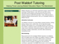 postwaldorftutoring.com