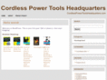cordlesspowertoolsheadquarters.com