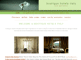 boutiquehotelsitaly.net