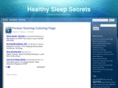 healthysleepsecrets.com