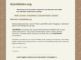 quicknotes.org