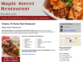 maplestreetrestaurant.com