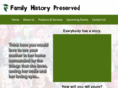 familyhistorypreserved.com