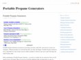 portablepropanegenerators.net