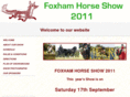 foxhamhorseshow.com