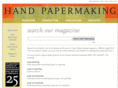 handpapermaking.ws
