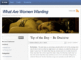 whatarewomenwanting.com