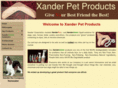 xanderpetproducts.com