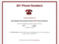 201phonenumbers.net