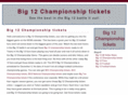 big12championshiptickets.us