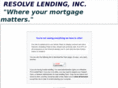 resolvelending.com