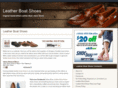 leatherboatshoes.com