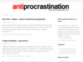 antiprocrastination.com