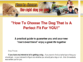 selecttherightdog.com