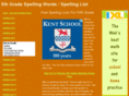 5thgradespellingwordslist.com