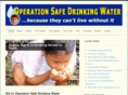 operationsafedrinkingwater.org