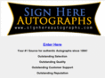 signhereautographs.com