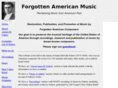 forgottenamericanmusic.com